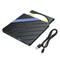 thumbnail image 4 of 8 in 1 External CDDVD Drive for Laptop, USB3.0 External Burners with Lighting, 4 of 9