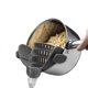 thumbnail image 1 of Pot strainer and pasta strainer - Adjustable silicone with clip-on strainer for pots, pans and bowls - Kitchen spoon, 1 of 4