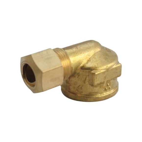 Jmf 4503728 0.25 x 0.25 in. FPT Lead Free Comp Elbow - pack of 5