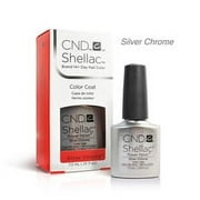 CND Shellac UV Gel Polish - Silver Chrome 0.25oz / 7.3ml