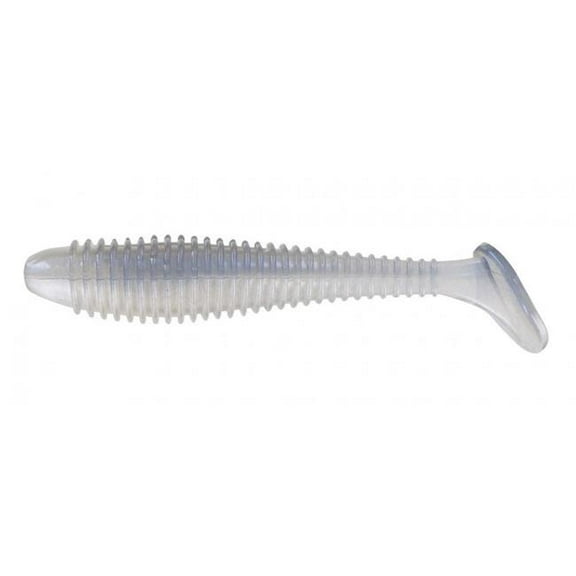 Big Bite Baits Pro Swimmer Paddle Tail Swimbait (Albino Shad, 3.8 inch)