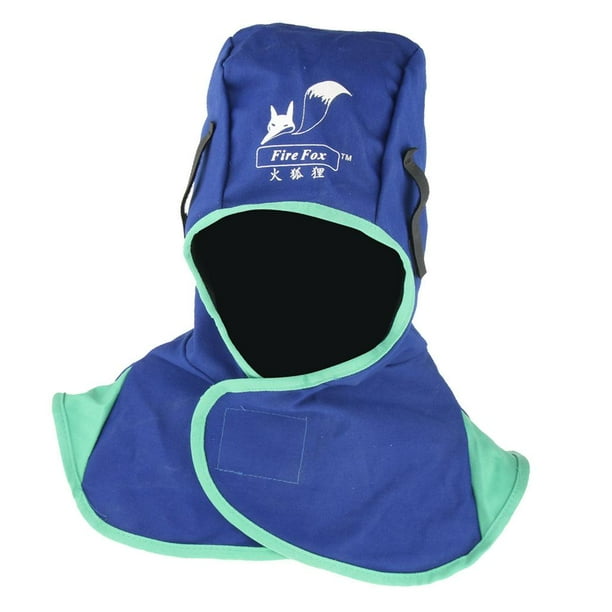 Casco de soldadura Capucha protectora Cubierta de la cabeza del soldador Capucha ignífuga Azul shamjiam Casquillo del casco de soldadura