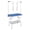 White-Double Arm, variant on VEVOR Pet Grooming Table Two Arms with Clamp, 46'' Dog Grooming Station, Foldable Pets Grooming Stand for Medium and Small Dogs, Free No Sit Haunch Holder with Grooming Loop, Bearing 330lbs