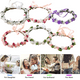 thumbnail image 4 of Diademas para el pelo con diseño de flores para boda, novia, diadema para mujer, cinta con hojas, tocado para fiesta, accesorios navideños, 4 of 5
