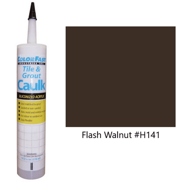 ColorFast Latex Colored Caulk - Hydroment Color Line: Flash Walnut Sanded