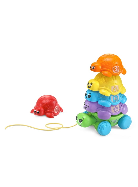 LeapFrog Nest & Count Turtle Tower Stacking Toy for Babies