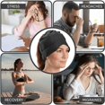thumbnail image 2 of Aculief Headache and Migraine Relief Hat - Cold Packs, Relaxation – Black, 2 of 7