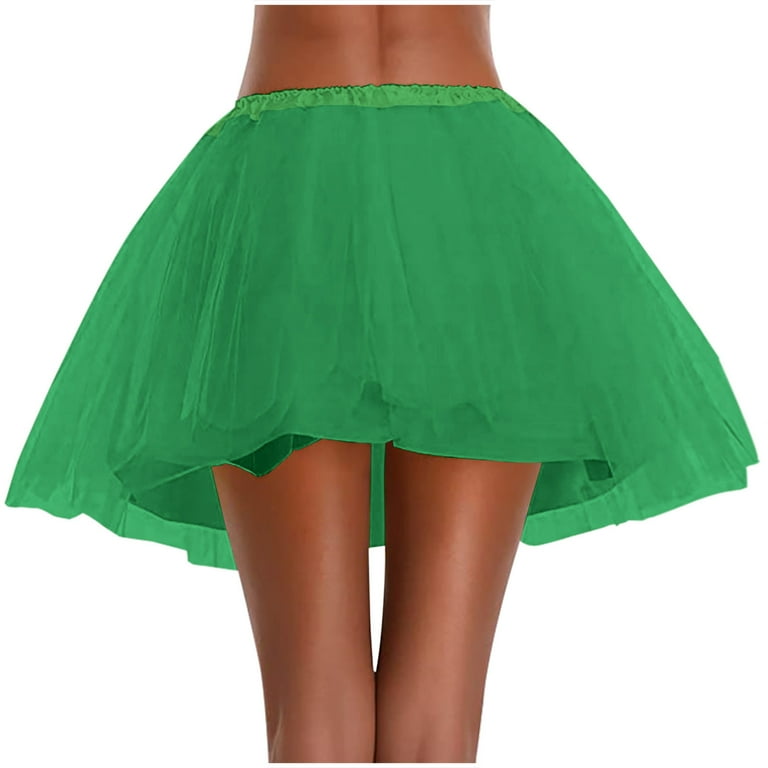 Layered top petticoat skirt