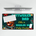 thumbnail image 4 of Rottweiler Dad Like a Regular Dad Only Cooler Happy Father's Day Desk Mat Full Keyboard Mouse Pad Rottie Dog Lover Gifts Idea Large Mousepad - 02007, 4 of 5