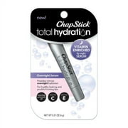 ChapStick Total Hydration Vitamin Enriched Lip Oil Night Serum, 0.12 Oz, 2 Pack