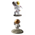thumbnail image 1 of de , Estatua de , Decoración de Personaje de Escritorio, Decoración para Tarta, 2 Uds. Macarena Figuras de astronauta de resina, 1 of 3