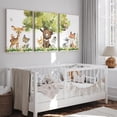 thumbnail image 4 of Hieng Baby Boy Nursery Wall Decor,Forest Animal Fox Bear Wall Hieng Set of 3 Boy Adventure Toddler Room Nursery Decor,Watercolor Mountain Forest Nature Woodland Painting Pictures for Bedroom, 4 of 6