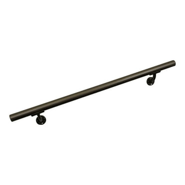 Aluminum Handrail Direct OHR Handrail Section w/ Mounts (11' Length,Bronze Sand) USA Made