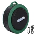 thumbnail image 2 of Speaker, Buttons Operation Clear Sound Mini Speaker Waterproof Portable  for Outdoor Sports Green, 2 of 7