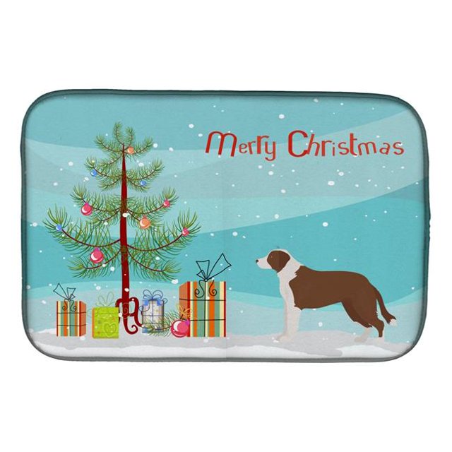 Carolines Treasures CK3807DDM Borador Christmas Tree Dish Drying Mat