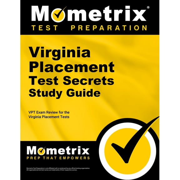 Virginia Placement Test Secrets Study Guide : Vpt Exam Review for the Virginia Placement Tests (Paperback)
