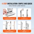 thumbnail image 4 of VEVOR Ladder Levler 11.4 inch Expansion Length Leveling Tool Quick Release, 4 of 9