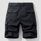 thumbnail image 3 of pstuiky Pantalones cortos cargo para hombre, Pantalones cortos cargo de talla grande para hombre, con múltiples bolsillos, holgados, para playa y verano Pantalones cortos deportivos para hombre, 3 of 3