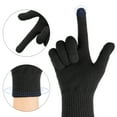 thumbnail image 2 of Swtroom Unisex Thermal Knit Hat, Scarf & Glove Set, Black, 3-Piece, 2 of 6