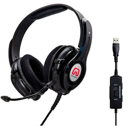 Syba GamesterGear OG-AUD63090 Cruiser PC210-I USB Gaming Headset, Black