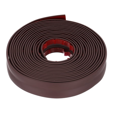 Uxcell Wall Corner Protectors, Self-Adhesive Furniture Edge Guard, Wall Molding Trim for Furniture Wall Corner Home Decor, Brown 0.08"x0.8"x11 ft