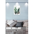 thumbnail image 2 of Cactus Metal Tin Sign Cactus with Flowers in Mexican Floral Pot Poster Cactus Bathroom Wall Decor Boho Painting Tropical Green Plant Prickly Tin Sign for Home Decorations 12x8 Inch, 2 of 6