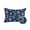 White Dark Blue, variant on 1 Pack Outdoor Pillows Waterproof, Blue Tropical Plant Indoor/Outdoor Throw Pillows with Inserts, Summer Palm Trees Coastal Nautical Decorative Pillow for Patio Furniture Chairs Couch