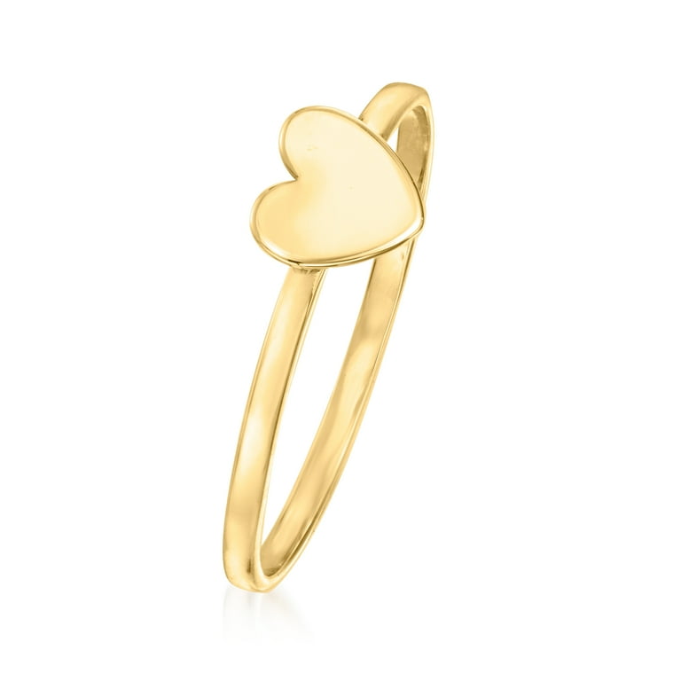 10kt real gold heart hotsell ring for women