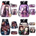 thumbnail image 2 of ColorCoral 2022 Estudiantes Mochila Anime Demon Slayer Kamado Nezuko Bolsa Escolar Regalo, 2 of 4