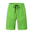 thumbnail image 6 of MNCEKFOD Men Short Sets Outfits Summer Short Sleeve Zipper V Neck Shirts with Pockets Drawstring Shorts Relax Fit Tracksuit Green XL, 6 of 6