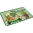 thumbnail image 4 of Welcome Door Mats Irish St.Patrick''s Day Gnome Rugs Rug Carpets Bathroom Decor for Kitchen Bedroom Indoor Floor Greeting Front Porch Rugs Outdoor Door Mats Entrance Patio Carpet Decor 17x30 inch, 4 of 6