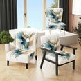 thumbnail image 1 of Designart "Teal & Gold Posh Resonance III" Chaise d'Appoint Minimaliste - Fauteuil Moderne pour Salon, 1 of 7
