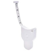 WHEANG Measuring Tools Self Shrinking Tape Measure with Handle Multifunctional Waist Measure Torch Y Measure Soft Tape Measure One Size White