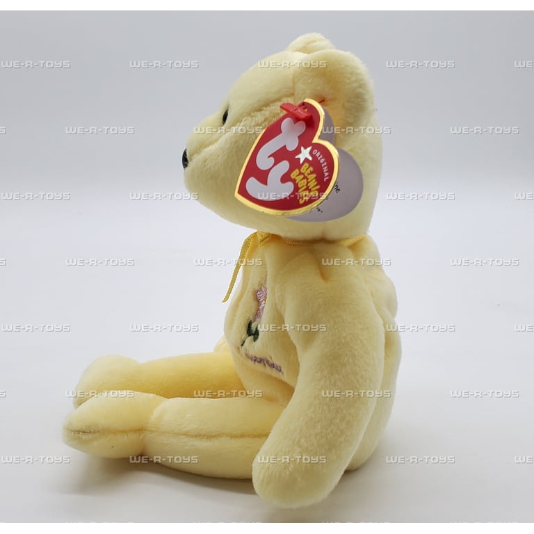 Ty Beanie Baby Colorado Columbine the Bear with Yellow Ribbon
