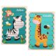 thumbnail image 1 of Rompecabezas de , rompecabezas educativo formas con patrones de animales con colores vibrantes, rompecabezas de vehículo de dos cara para Jirafa cebra Baoblaze Rompecabezas Montessori, 1 of 7
