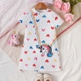 thumbnail image 2 of Gubotare Toddler Dresses for Girl Girls Summer Short Sleeve Dress A Line Swing Basic Twirl Party Dresses Size 6 (White,6 Years), 2 of 7