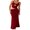 Burgundy, variant on Women Bodycon Spaghetti Strap Cutout Maxi Dress Hollow Sexy Fitted Dresses Slip Long Dress Evening
