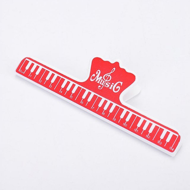 GLFILL Supports de Piano pour Pages de Livre de Chansons Clips de Notes de Musique Rouge/jaune/noir/bleu pour Livres de Musique Pièces de Pratique Rouge
