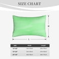 thumbnail image 6 of YFYANG Super Soft Rectangular Plush Cushion Cover (Without Pillow Insert), Green Watercolor Background Comfort and Non-Pilling Hidden Zip Bedroom Sofa Pillowcases, 20"x30", 6 of 9