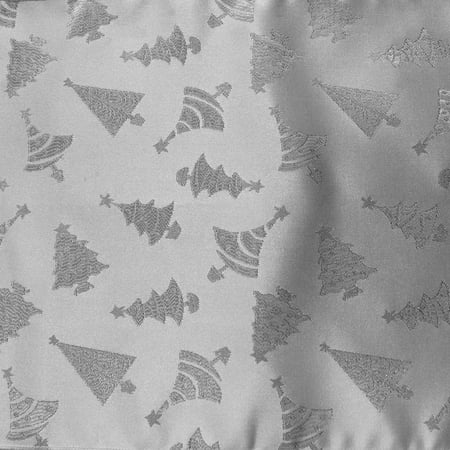 Heavy Brocade Shiny Tinsel Threads Christmas Trees Design Fabric 56 Wide by 36 (1-Yard) for Arts Crafts & Sewing