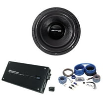 Rockville Destroyer 15D2 15" Competition Car Subwoofer Mono Amplifier Amp Kit
