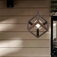 thumbnail image 3 of Plug In Chandelier Nordic Style Dining Room Staircase Metal Brown Dome Pendant Light Hanging Lamps, 3 of 4