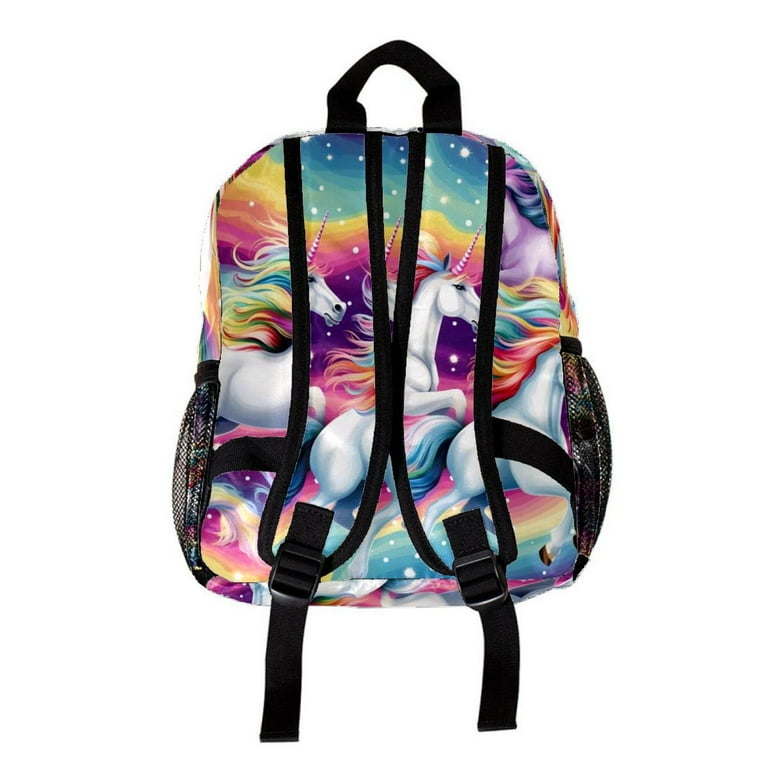 Rainbow Unicorn Backpack Lightweight School Bag for Boys Girls Walmart