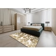 thumbnail image 5 of Ahgly Company Machine Washable Indoor Square Abstract Desert Sand Beige Area Rugs, 3' Square, 5 of 7