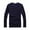 Blue, variant on Bcfgryg Men's Solid Color Long Sleeve V Neck Pullover Plus Size Slim Tshirt Pocket T-shirts Men