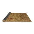 thumbnail image 2 of Ahgly Company Indoor Rectangle Abstract Brown Modern Area Rugs, 2' x 4', 2 of 4