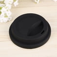 thumbnail image 2 of Raindrops 4-Pack Reusable Silicone Coffee Mug Lids, Travel Cup Covers, Black, Spill-Proof Drink Protectors, 2 of 7