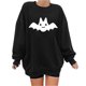 thumbnail image 1 of Blusa holgada de manga larga con estampado de otoño a la moda de Halloween para mujer, jersey informal de cuello redondo, Tops, sudadera Fridja  fjkfkj7195, 1 of 4
