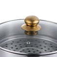 thumbnail image 2 of Wildnix 5-Tier Steamer Cooker, Stainless Steel, 1.32 Gal Bottom Pan, Even Heating, Large Capacity for Family Cooking, Retains Nutrients, Stylish Design, 2 of 6