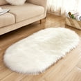 thumbnail image 1 of Xihbxyly Alfombra Suave y Acogedora de Piel de Oveja Sintética, Diseño Lujoso, Cojín Multiusos, Ideal para Decoración y Confort, Ideal para Sala de Estar, Fácil de Limpiar., 1 of 3